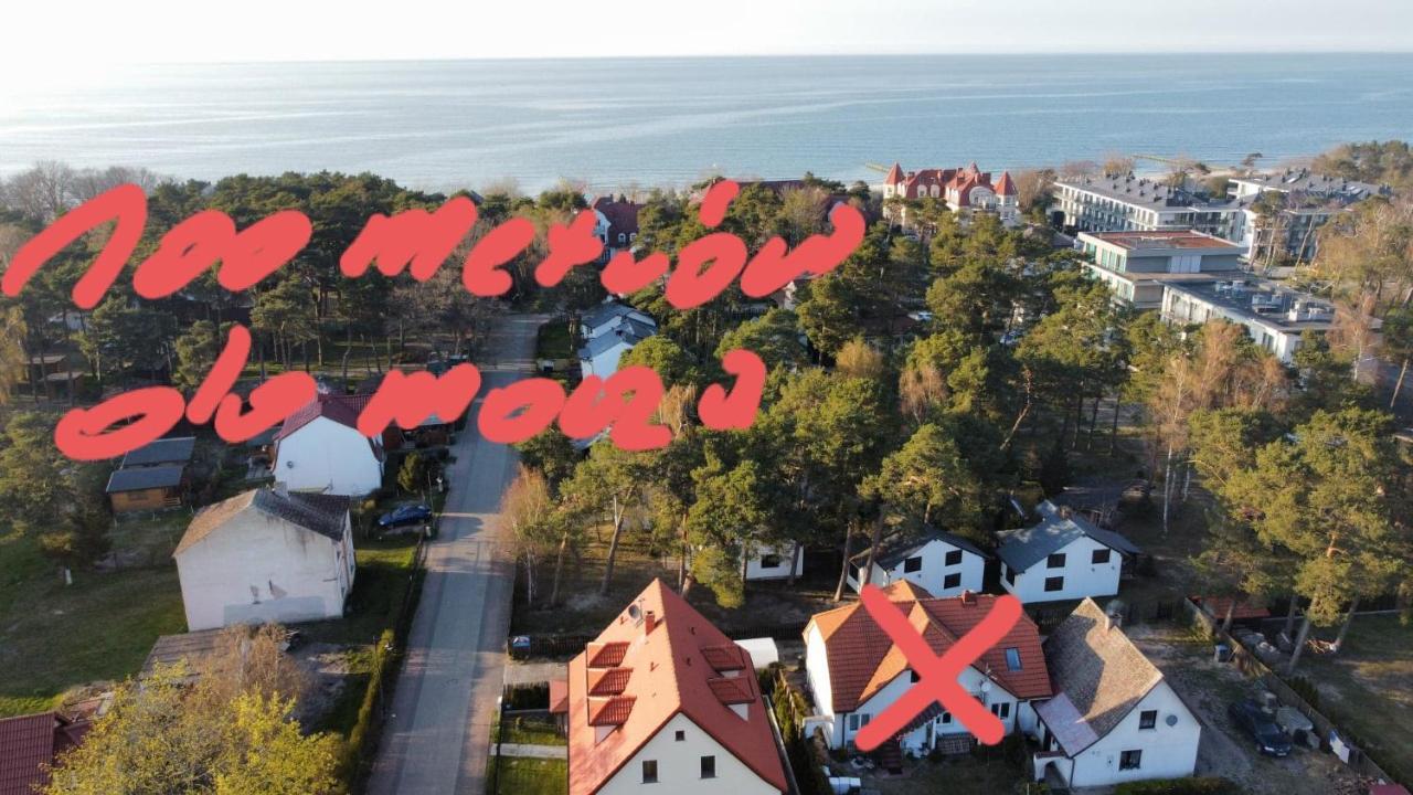 apartament dla 4 osób blisko morza Niechorze Exterior foto